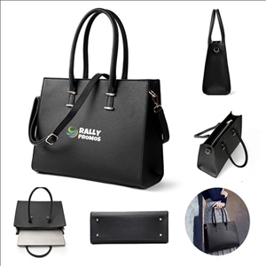 14Inch Leather Computer Tote Bag